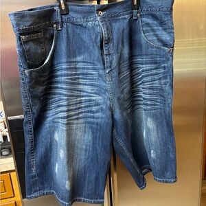 Mens rocawear denim shorts size 48 x13